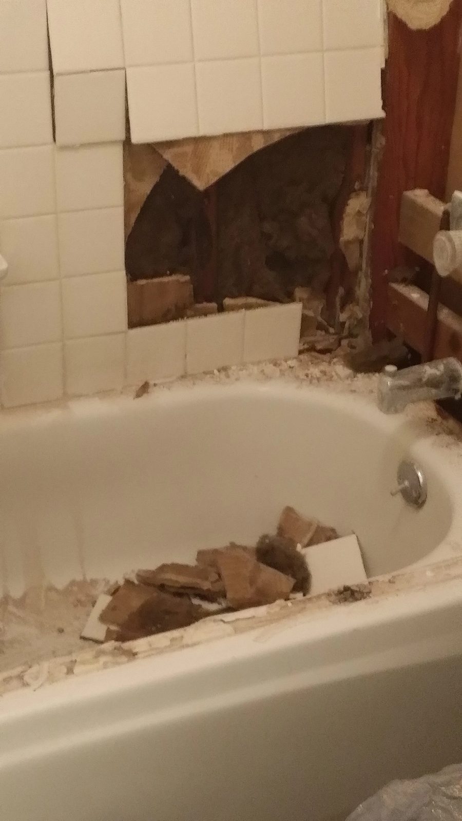 Residential bathroom renovation project