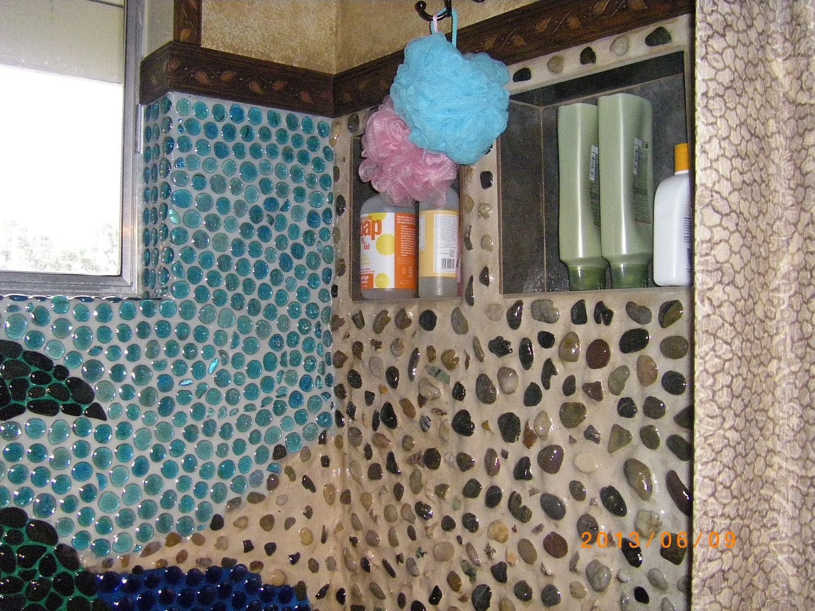 Bathroom floor tile and vanity upgrade