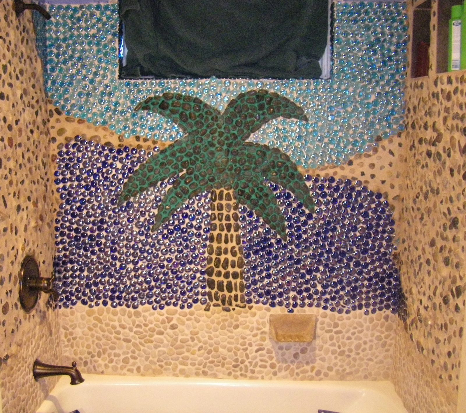 Completed bathroom remodel with professional results