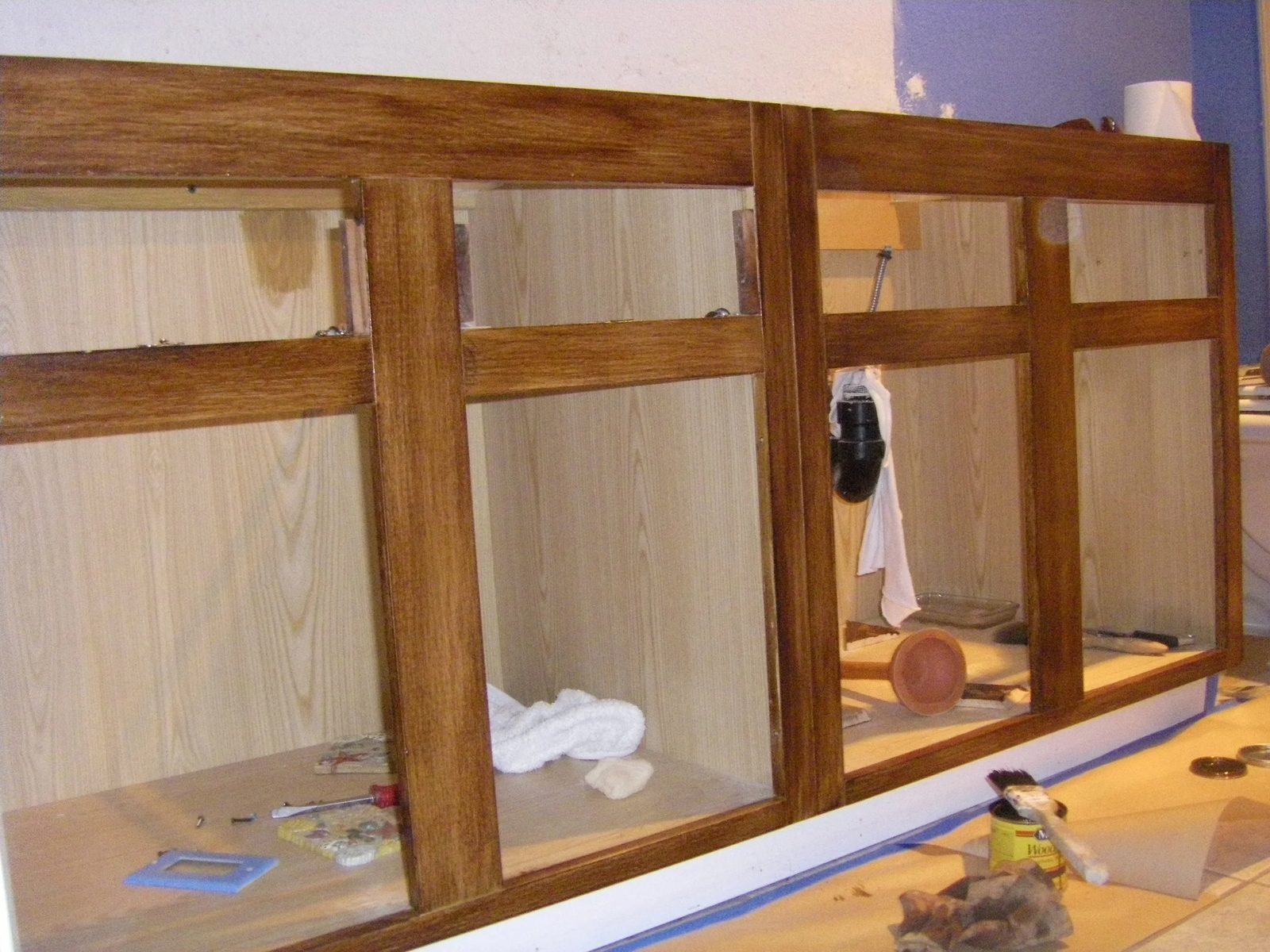 Bathroom vanity and countertop installation