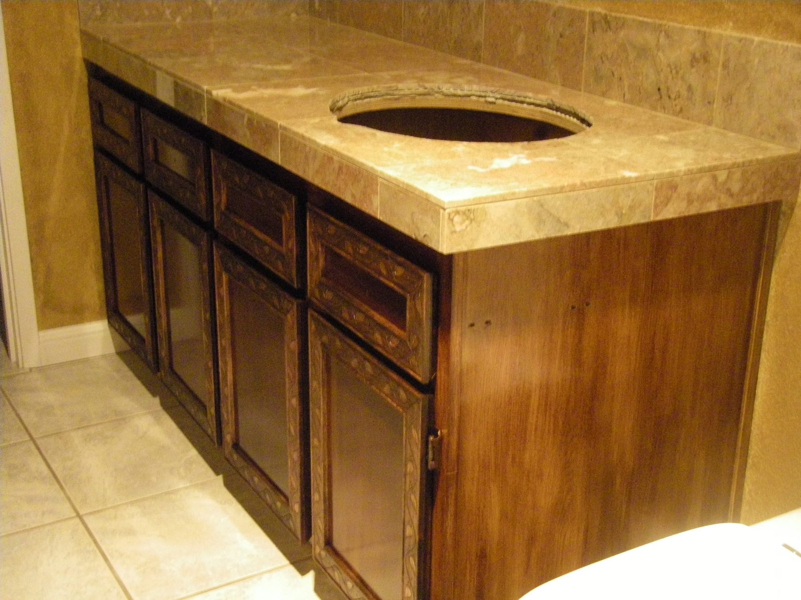 Bathroom upgrade with modern fixtures and tile