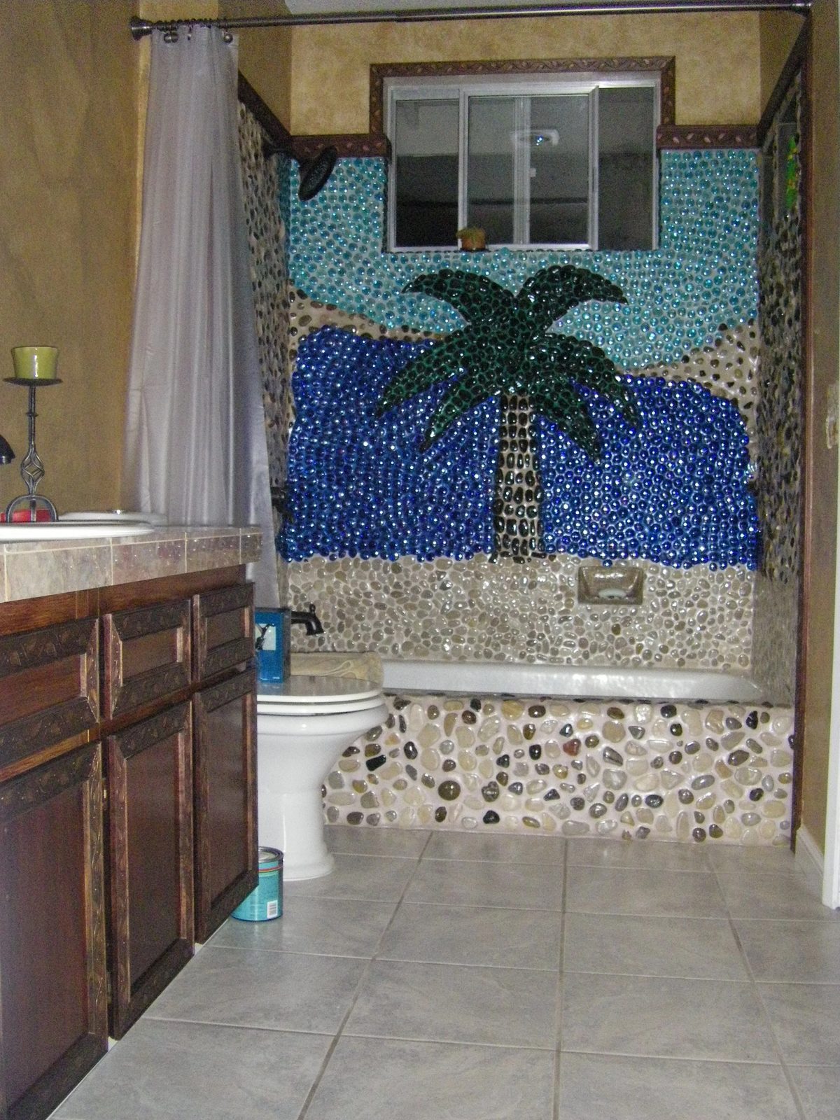 Shower renovation with premium tile work