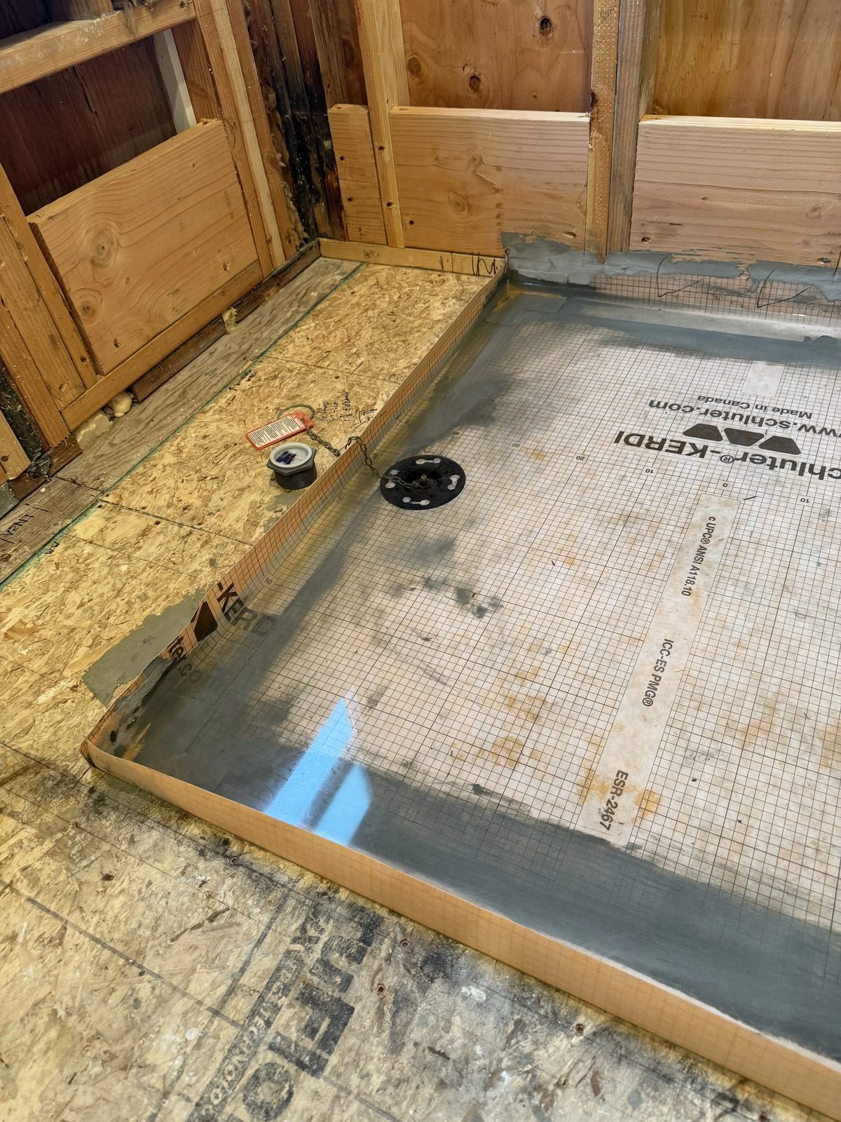 Bathroom remodel with modern tile work in Santa Cruz