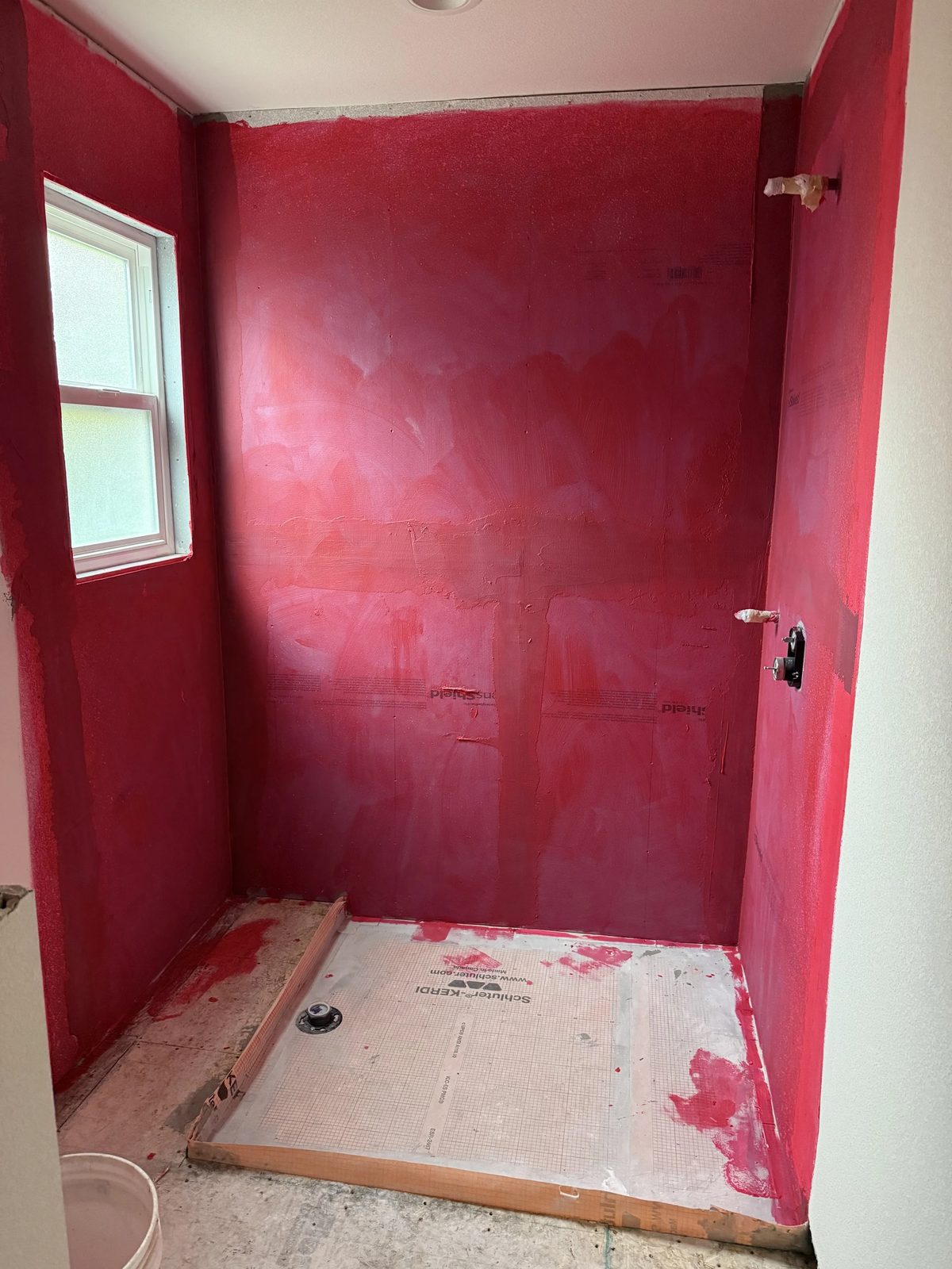 Walk-in shower remodel by Aboveboard Construction