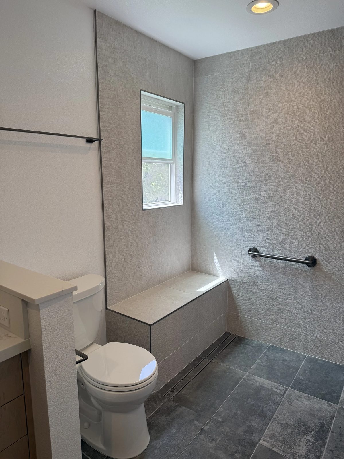 Shower tile work by licensed contractor in Santa Cruz