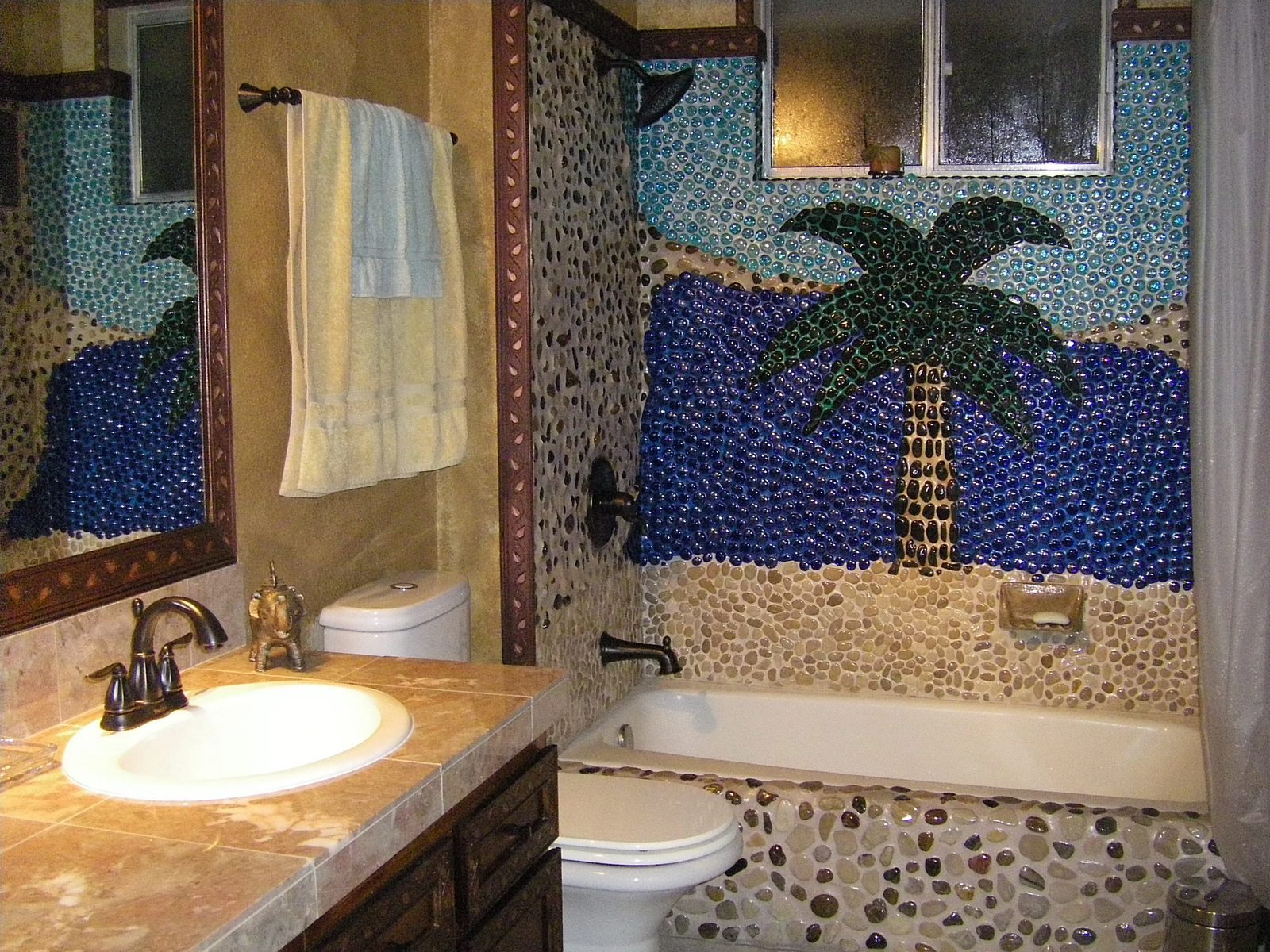 Upstairs bathroom renovation by Aboveboard Construction Inc