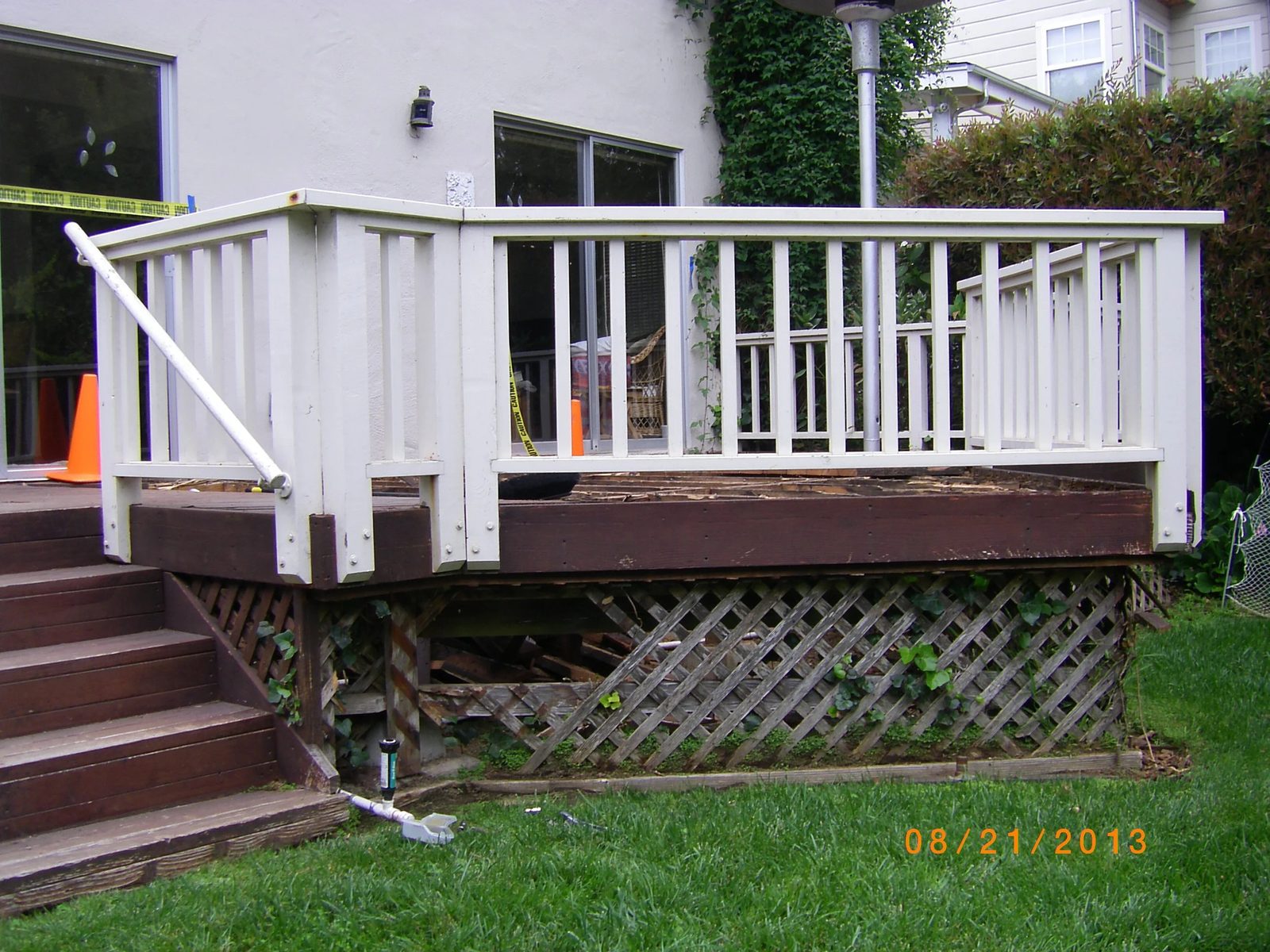 Custom wood deck construction in Santa Cruz County