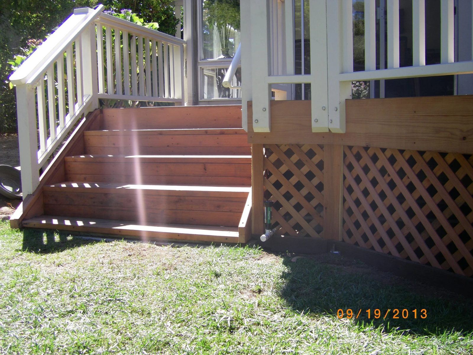 Deck addition expanding usable outdoor space