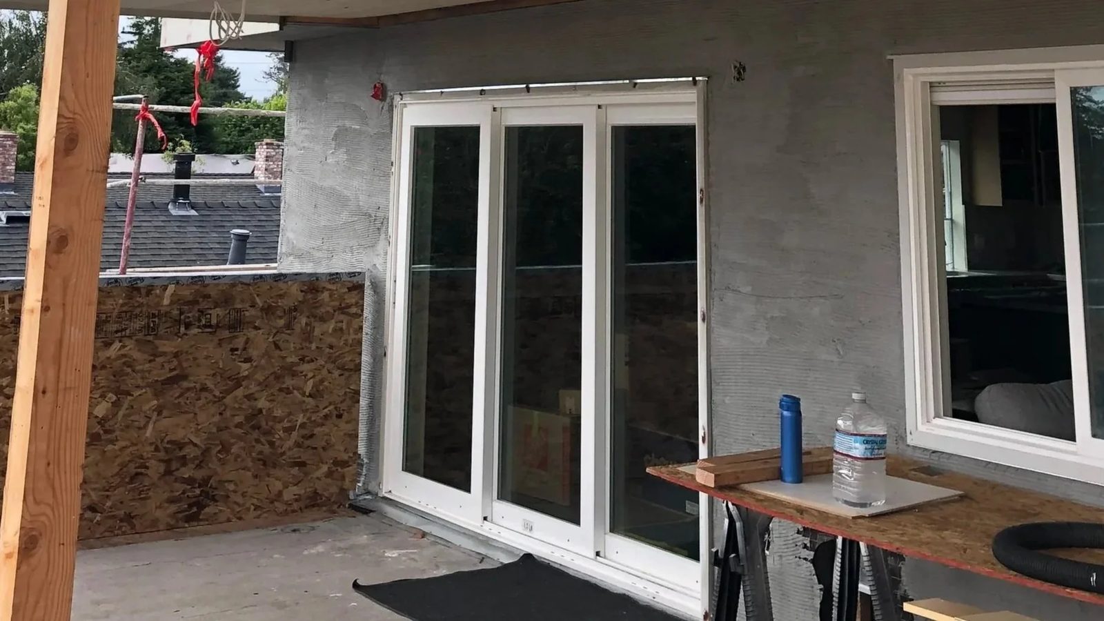 Door framing and installation detail