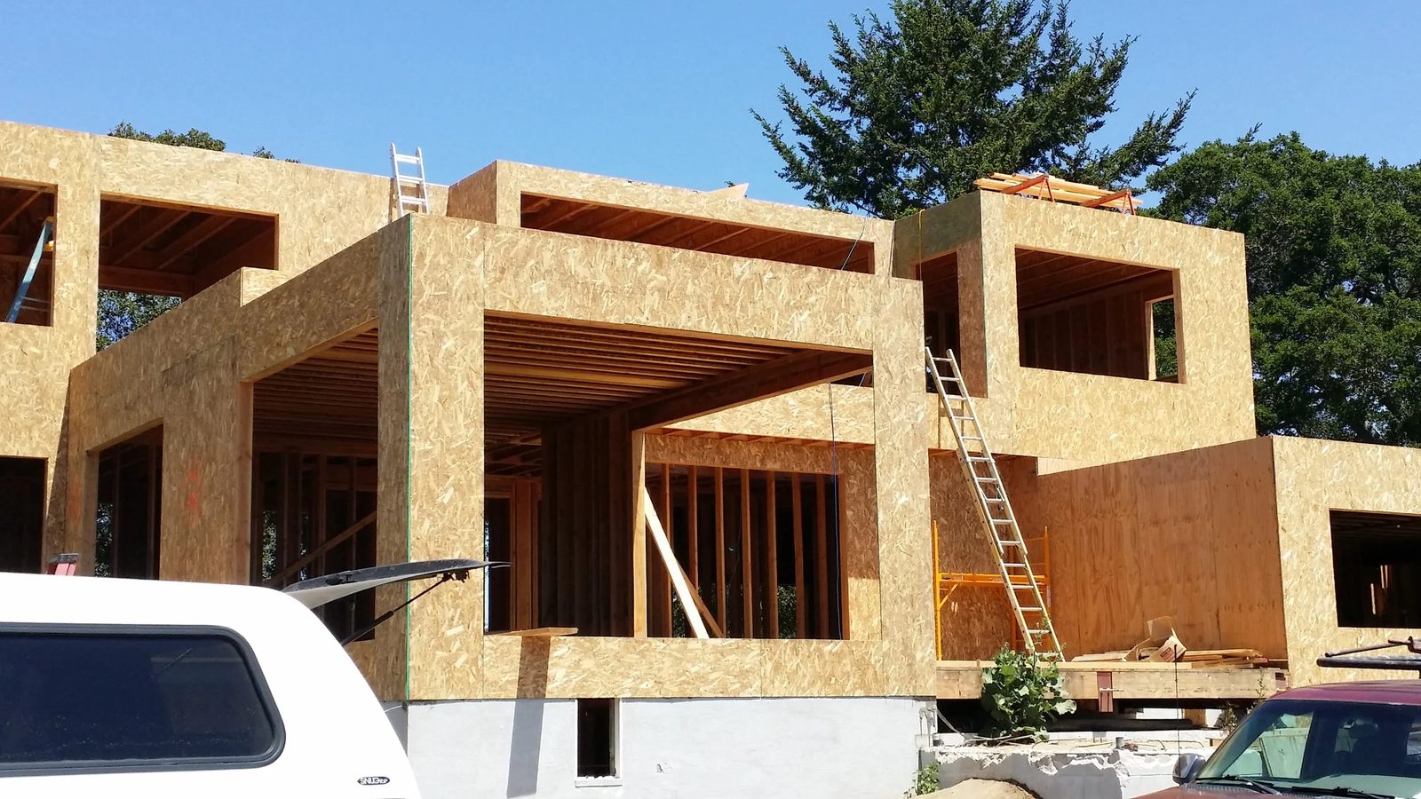 Floor joist framing for addition