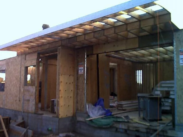 Custom home framing in Portola area