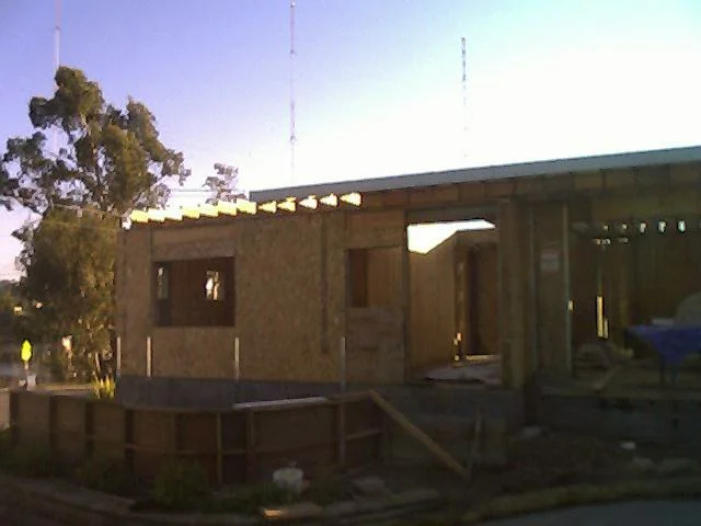 Roof framing for custom home build