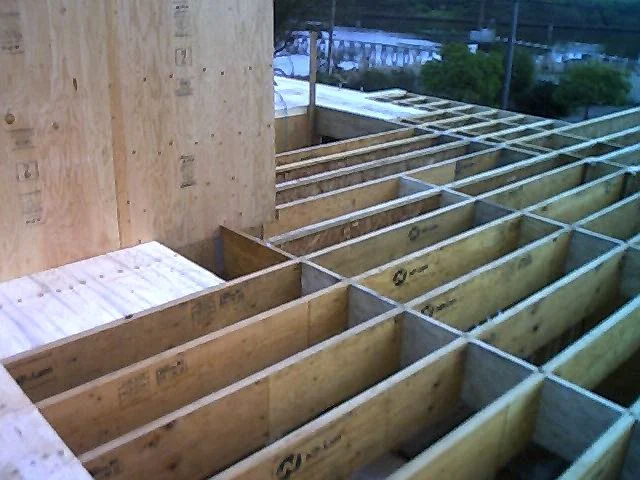 Custom home framing by Aboveboard Construction