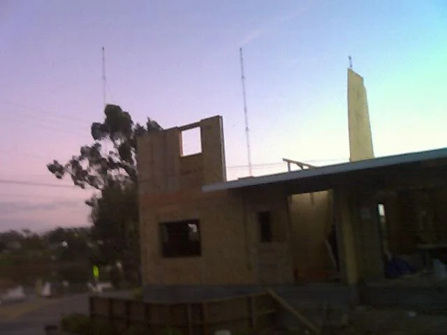 Exterior framing and window openings