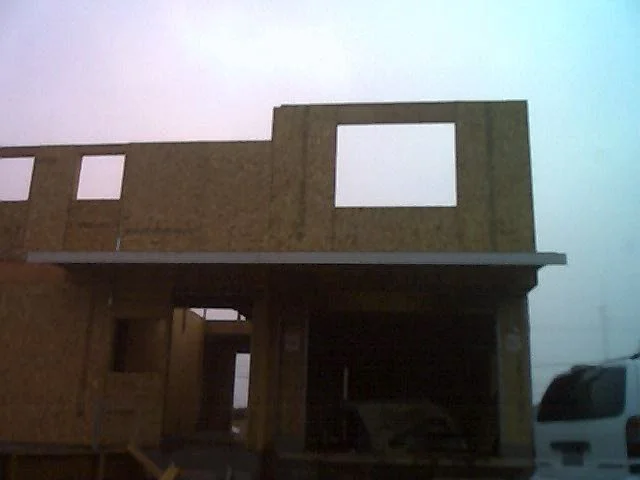 Residential construction framing detail