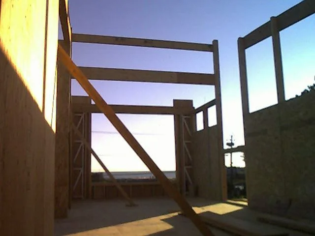 Framing detail showing precise craftsmanship