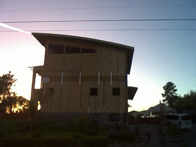 Completed framing for new custom home