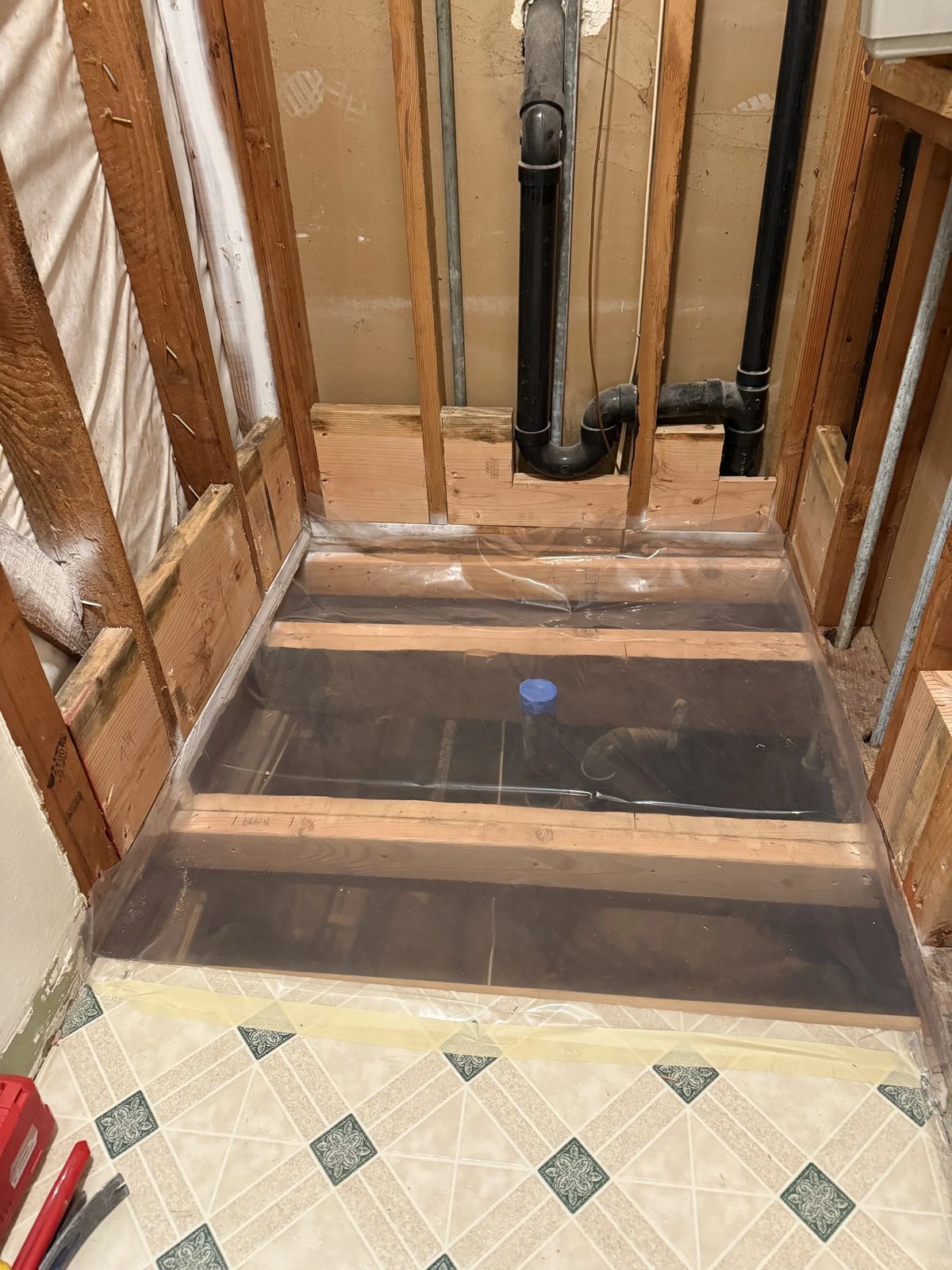 Stud wall framing by Aboveboard Construction