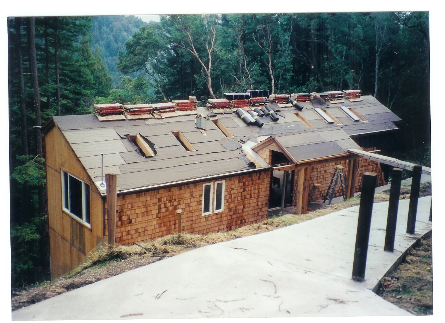 Custom home framing by Aboveboard Construction