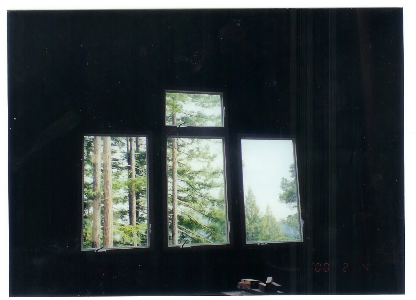 Structural framing with window headers