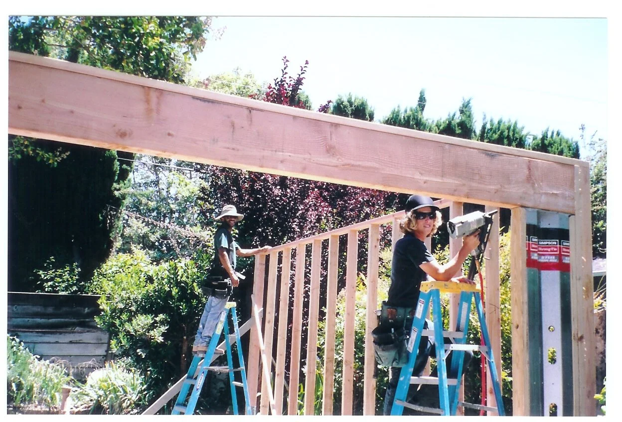 Framing for detached garage build