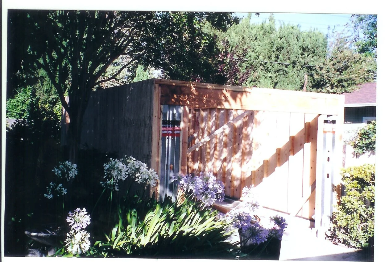 Framing detail for garage project