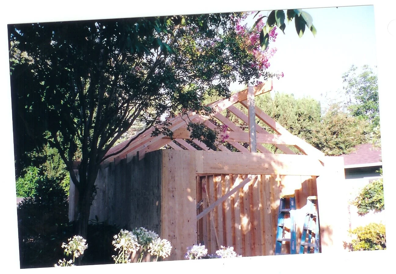Garage build with quality framing