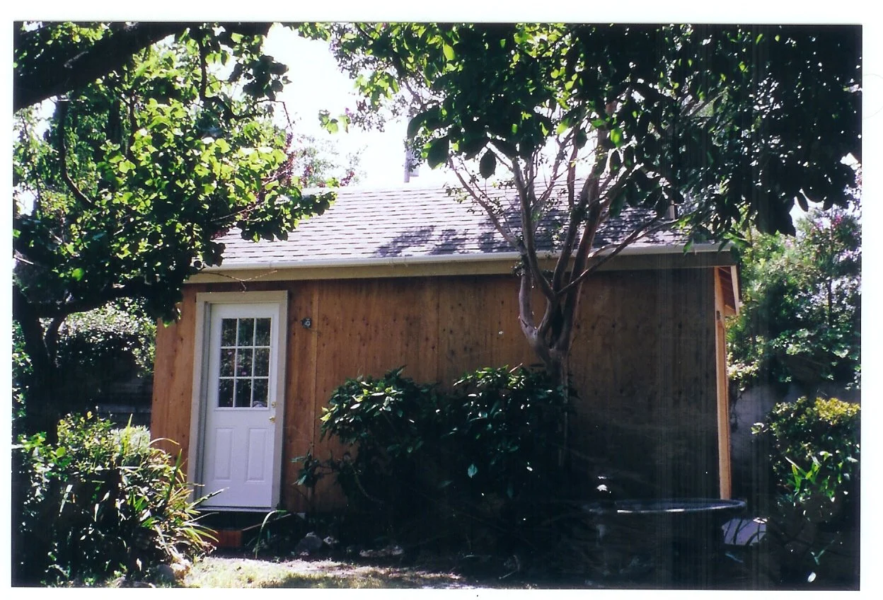 Garage framing exterior view