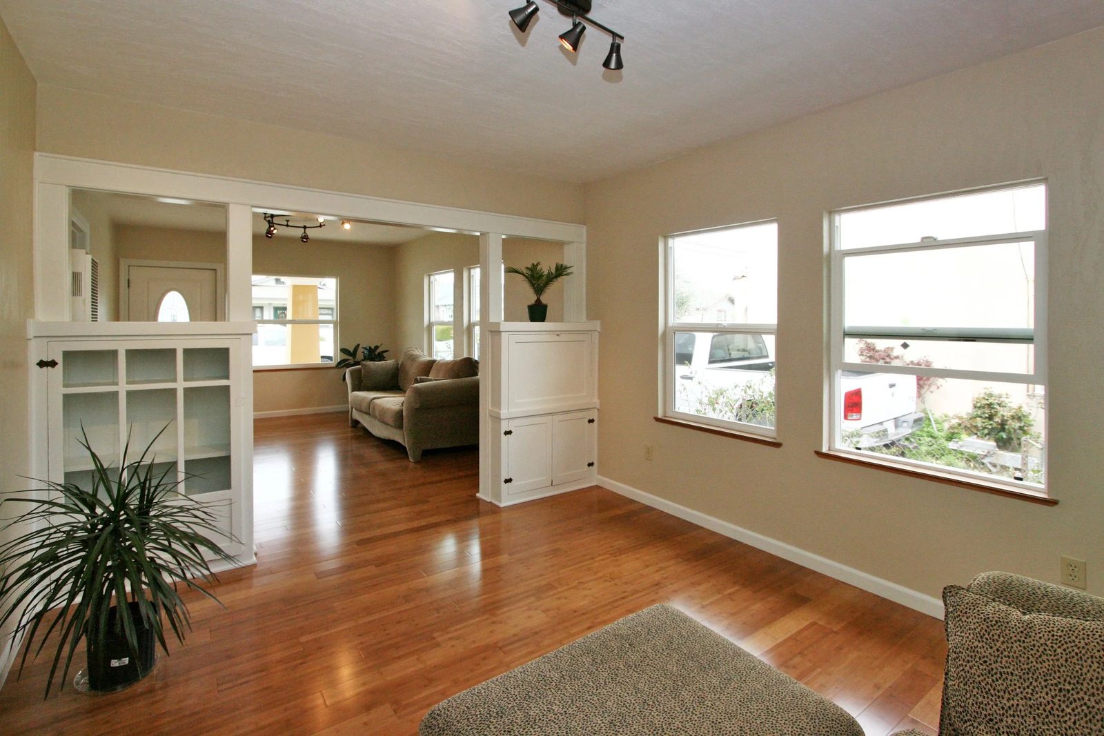 Living room remodel by Aboveboard Construction