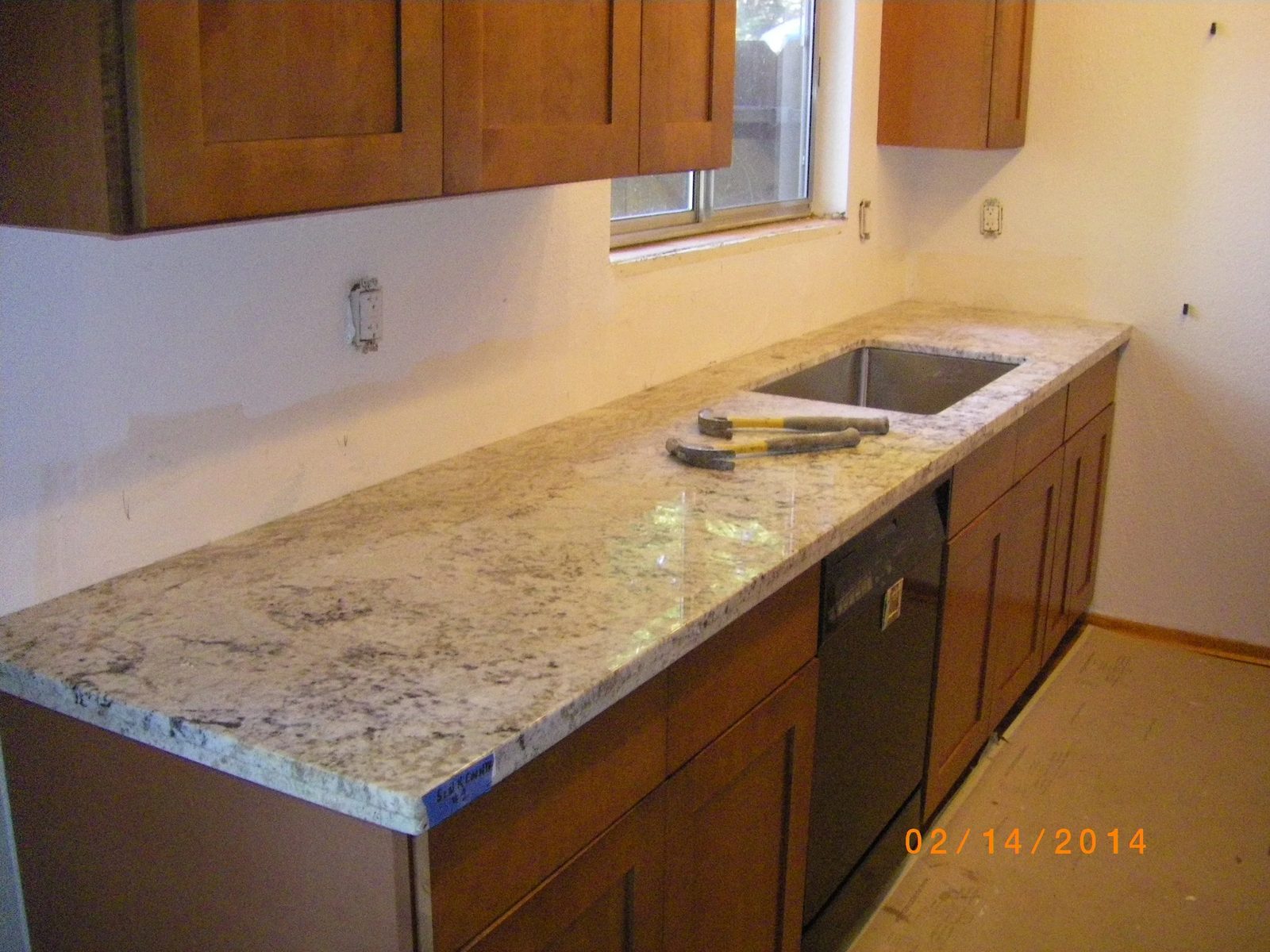 Kitchen remodeling project in progress