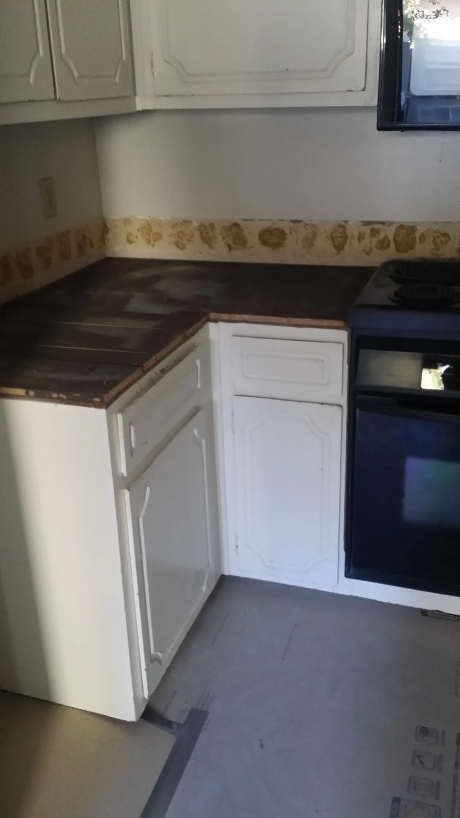 Custom kitchen build with stone countertops