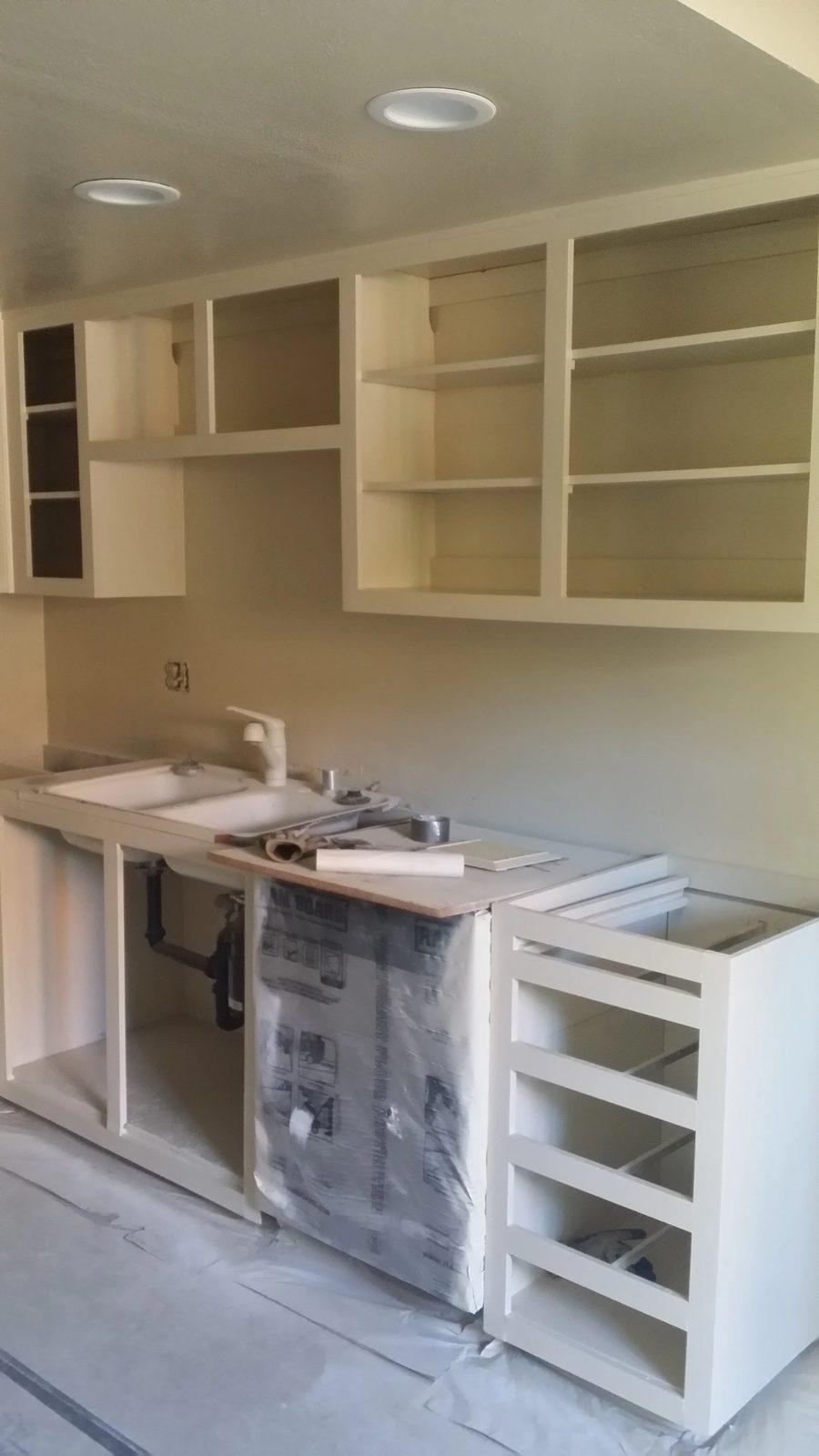 Before and after kitchen remodel in Aptos