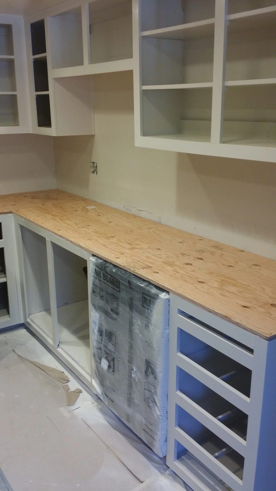 Residential kitchen project by Aboveboard Construction